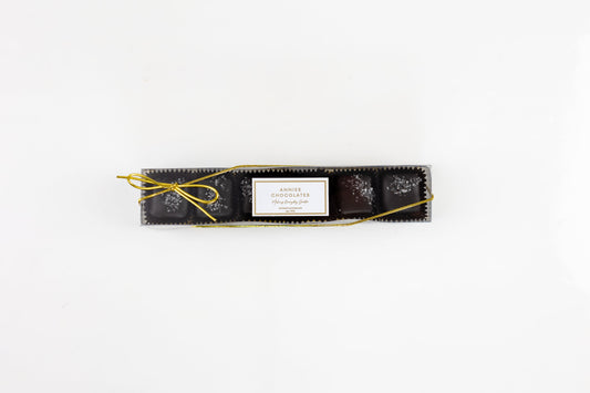 Dark Chocolate Sea Salt Caramels 6pc.