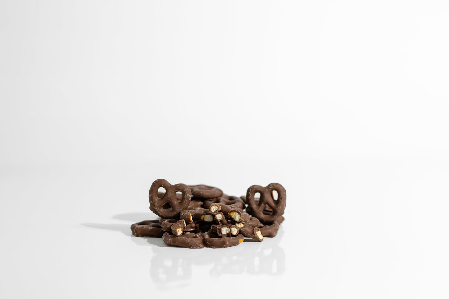 Chocolate Covered Pretzels  Milk . White . Dark